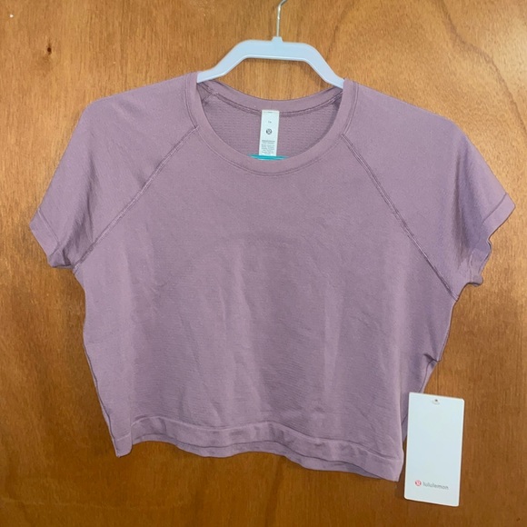 lululemon athletica Tops - NWT Lululemon Swifty Tech Cropped Short Sleeve